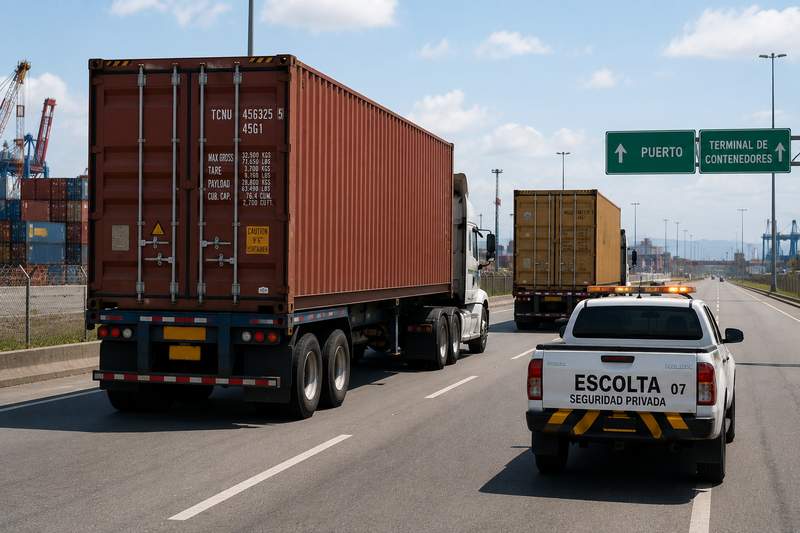 Transport escort convoy