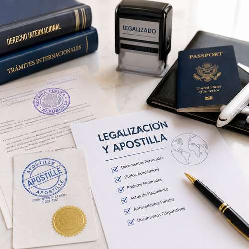 Apostille and legalization documents with US passport