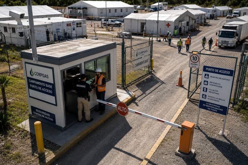Base camp security checkpoint